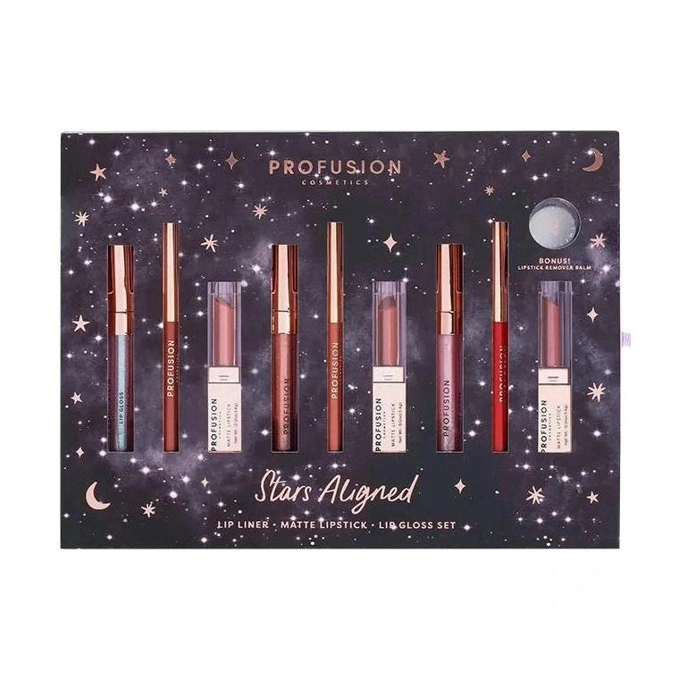 10 PC STARS ALIGNED LIPS SET